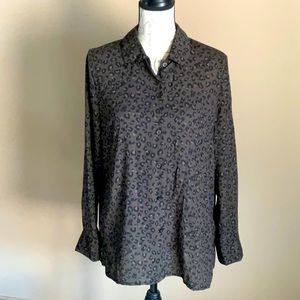 Leopard print blouse